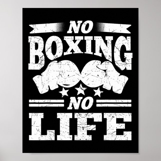 Poster Luvas de Boxe Sem Boxe Sem Vida Luvas de Boxe  (Frente)