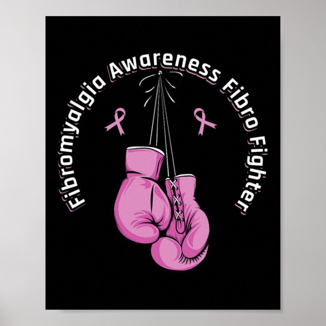 Poster Luvas de Boxing para Sensibilização (Frente)