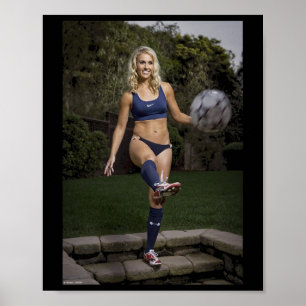 Poster Luvas de futebol Heather Mitts Feeley Defensora Mi