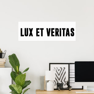 Poster Lux et veritas