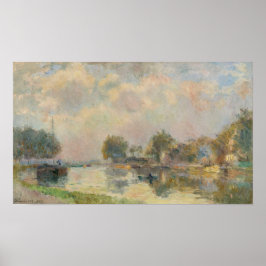 Poster Luxemburgo - No Riverbank 1909