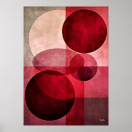 Poster Luxo Minimalista Arte Deco Geométrico Abstrato Ver