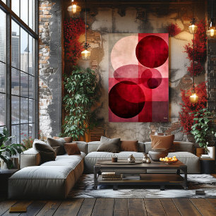 Poster Luxo Minimalista Arte Deco Geométrico Abstrato Ver