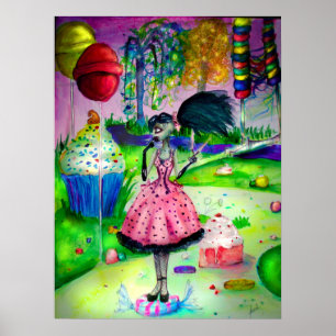 Poster luxúria dos doces