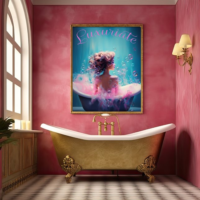 Pôster "Luxuriate" Femme Art (Criador carregado)