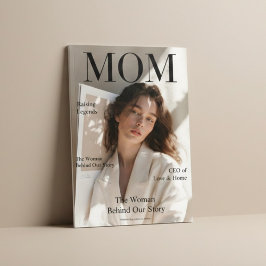 Poster Luxury Personalized Mom Magazine Cover This elegan