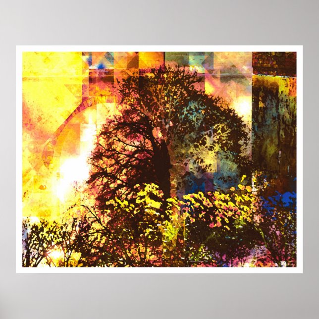 Pôster Luz Abstrato 7: Vida Abençoada (Frente)