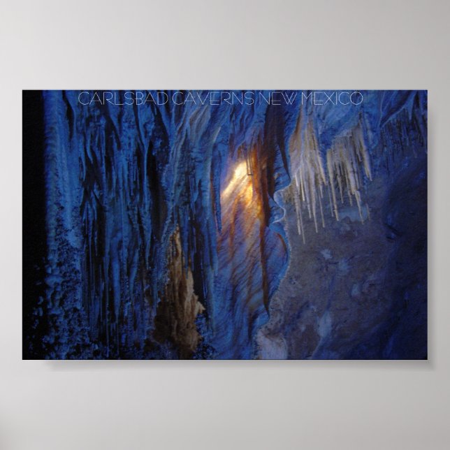 Poster Luz brilha através de Drapery (Frente)