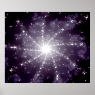 Poster Luz brilhante no final do túnel