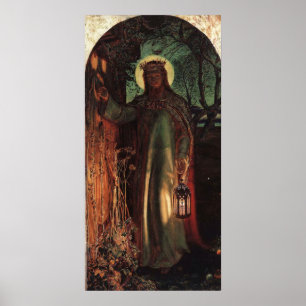 Pôster Luz da caça de William Holman do mundo
