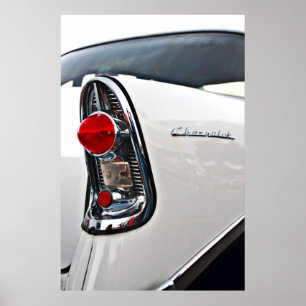 Pôster Luz da cauda do Bel Air 56 de Chevy