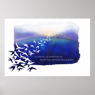 Pôster Luz da Unidade (Norueguesa)