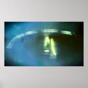 Poster Luz de Arco Abstrato,