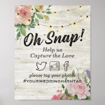 Luz de Corda Floral de Madeira Sinal de Cunhas com