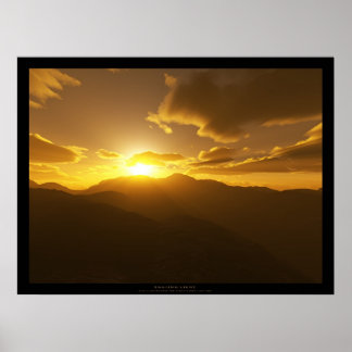 Pôster Luz de queda