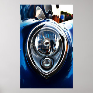 Pôster luz dianteira do coupe Willys