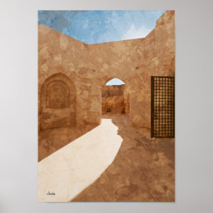 Poster Luz do arco na Jordânia