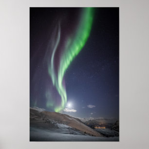 Poster Luz do Norte Noruega