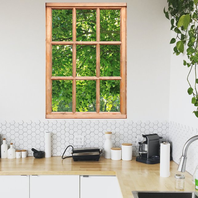 Poster Luz do sol a saída da janela (Criador carregado)