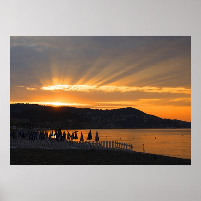 Poster Luz Do Sol Em Promenade des Anglais (Frente)