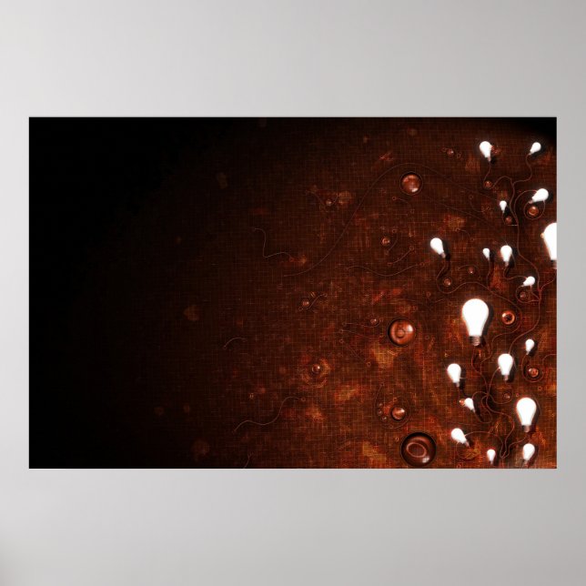 Pôster Luz e Escuro (Frente)