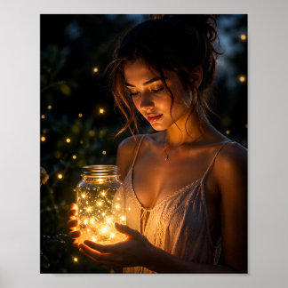 Poster Luz em Suas Mãos Cartaz