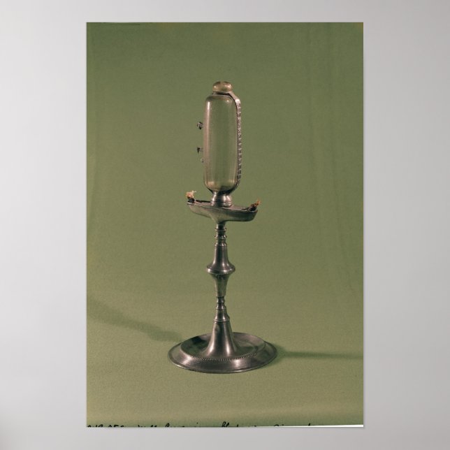 Poster Luz horária, 1677 (Frente)