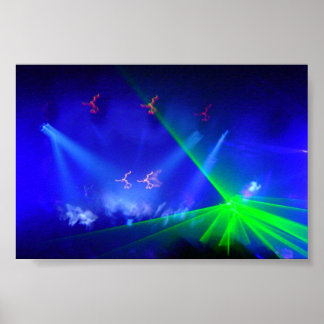 Poster Luz laser de unidade