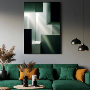 Poster Luz na Geometria