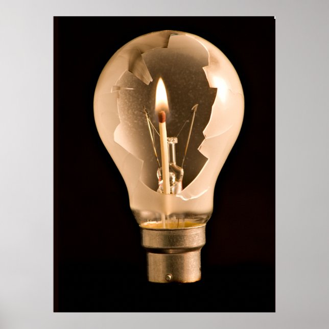 Pôster Luz no escuro (Frente)