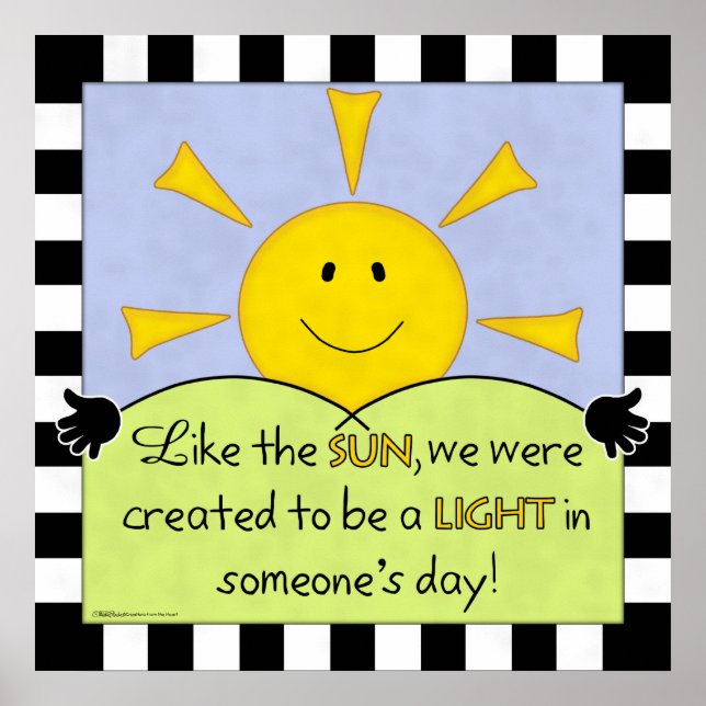 Pôster Luz no Sol-Dia de Alguém (Frente)