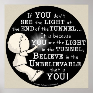Pôster Luz no túnel