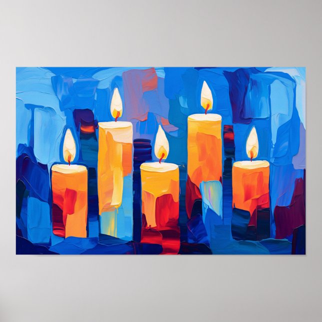 Poster Luz para a Paz e Justiça (Frente)