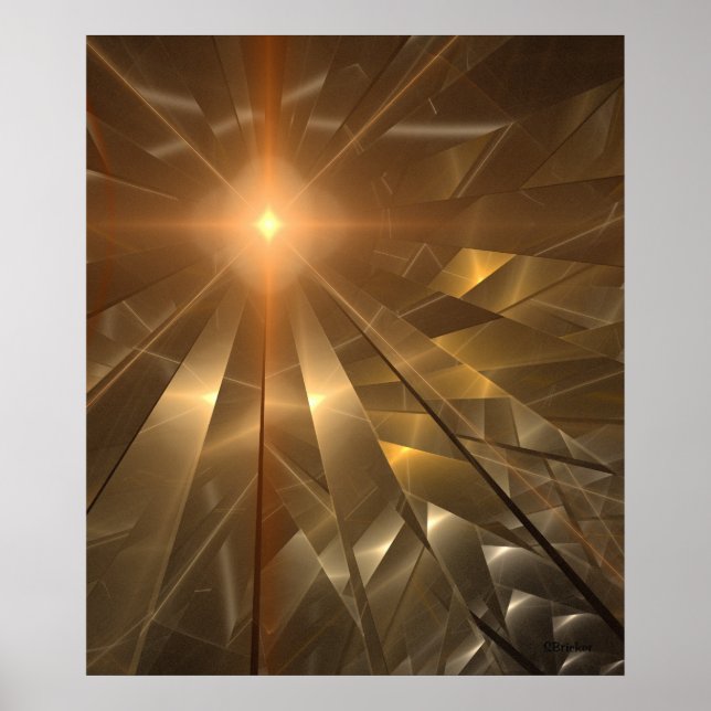 Poster 'Luz Refletida' (Frente)