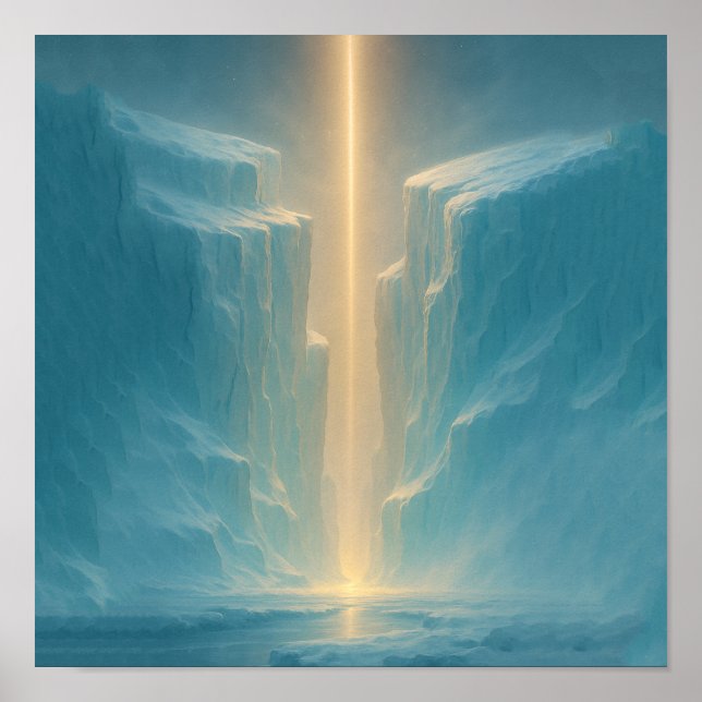 Poster Luz Sobre a Geleira (Frente)