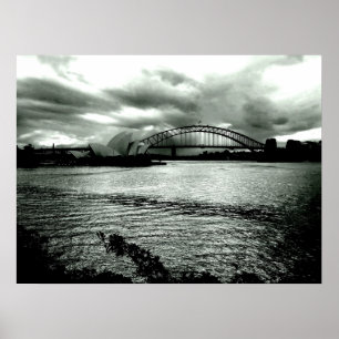 Pôster Luz sobre o porto