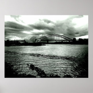 Pôster Luz sobre o porto