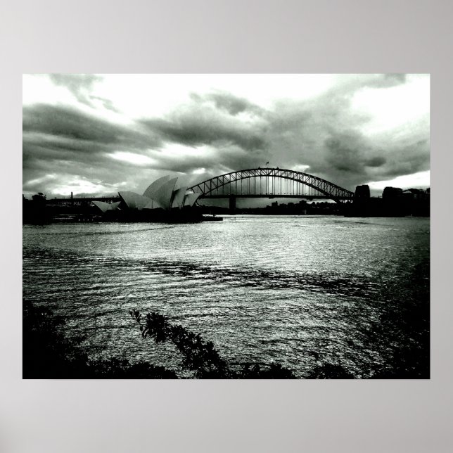 Pôster Luz sobre o porto (Frente)