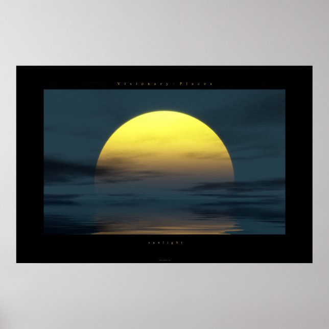 Poster luz solar (Frente)