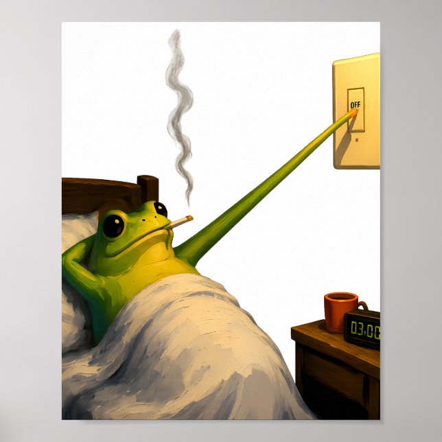 Poster Luzes Apagadas, Ainda Acordado (Frente)