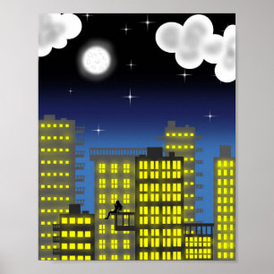 Poster Luzes brilhantes, cidade grande (Poster)