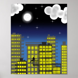 Poster Luzes brilhantes, cidade grande (Poster)