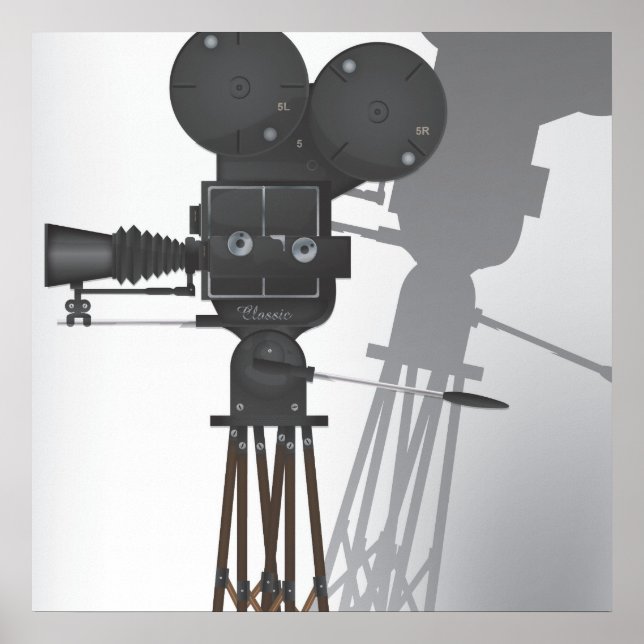 Pôster Luzes! Câmera! Ação! (Frente)