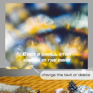 Poster Luzes cósmicas dançantes