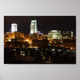 Pôster Luzes da noite de Omaha