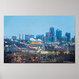 Poster Luzes de férias de Kansas City