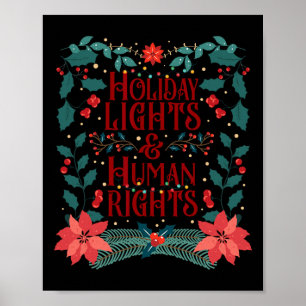 Poster Luzes De Férias E Direitos Humanos