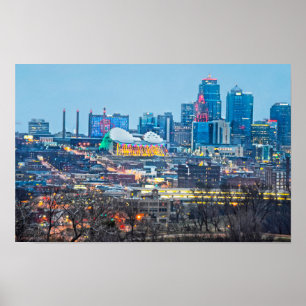 Poster Luzes de Natal do Centro de Kansas City