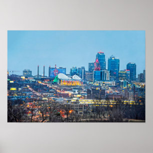 Poster Luzes de Natal do Centro de Kansas City