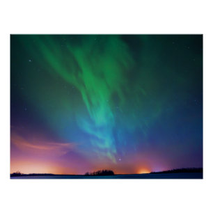 Pôster Luzes de Norte canadenses